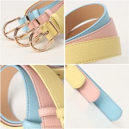 2.8x103cm Women PU Leather Belts Simple Metal Buckle Belt Girls Dress Jean Pants Waistband Belts for Lady