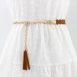 New Elegent Belts for Women Fashion Metal Chain Waist Rope Ladies Tassel Waistband Solid Party Belt Thin Dress Decor Belts Gift