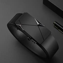 2pcs Simple and Fashionable Men's Belt Wallet Set High Quality Men's Business Belt Accessories Trendy Men's Birthday Gift