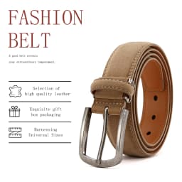 Men Belts High Quality PU Leather LONG Large Pin Buckle Metal Automatic Buckle Male Multi Style Belts Strap Male