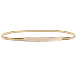 Elegant Metal Elastic Women Belts Gold Silver Rhinestone Thin Dress Waist Belts Ladies Female Waistbands Straps