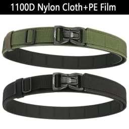 TUSHI New Military Belt for Men Sturdy Nylon Metal Automatic Buckle Police Duty Belt Tactical Outdoor Girdle IPSC Accessories