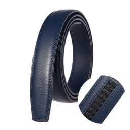 3.0cm Men's Belt without Buckle High Quality Cowskin Genuine Leather Belt no Buckle Automatic Leather Replacement Belt for Mens