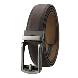 Leather Men's Women's 3.1cm Click Belt with High Quality Alloy Automatic Buckle Unisex Classic Business Belts for Jeans