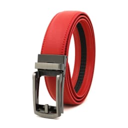 Leather Men's Women's 3.1cm Click Belt with High Quality Alloy Automatic Buckle Unisex Classic Business Belts for Jeans
