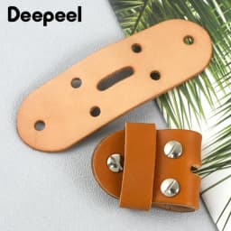 1/2Pcs 38mm Men's Belt Buckle Belts Head Connect Loop Leathers Pin Buckles Solid Brass Rivet Clasp DIY Leather Craft Accessories