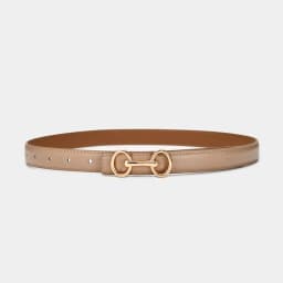 2.4cm Belts for Women Girls Fashion Waist Belt Cowhide Leather Simple 8 Metal Pin Buckle Belt Leisure Dress Jeans Waistband