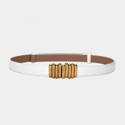 2.4cm Luxury Genuine Leather Women Belt Designer Women Dress Cowhide Knot Belt Gold Alloy Buckle Waistband Jeans Female Gift