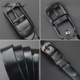 Maikun Belts for Women Belt Genuine Leather Belt Female Waistband for Jeans Dresses Pants
