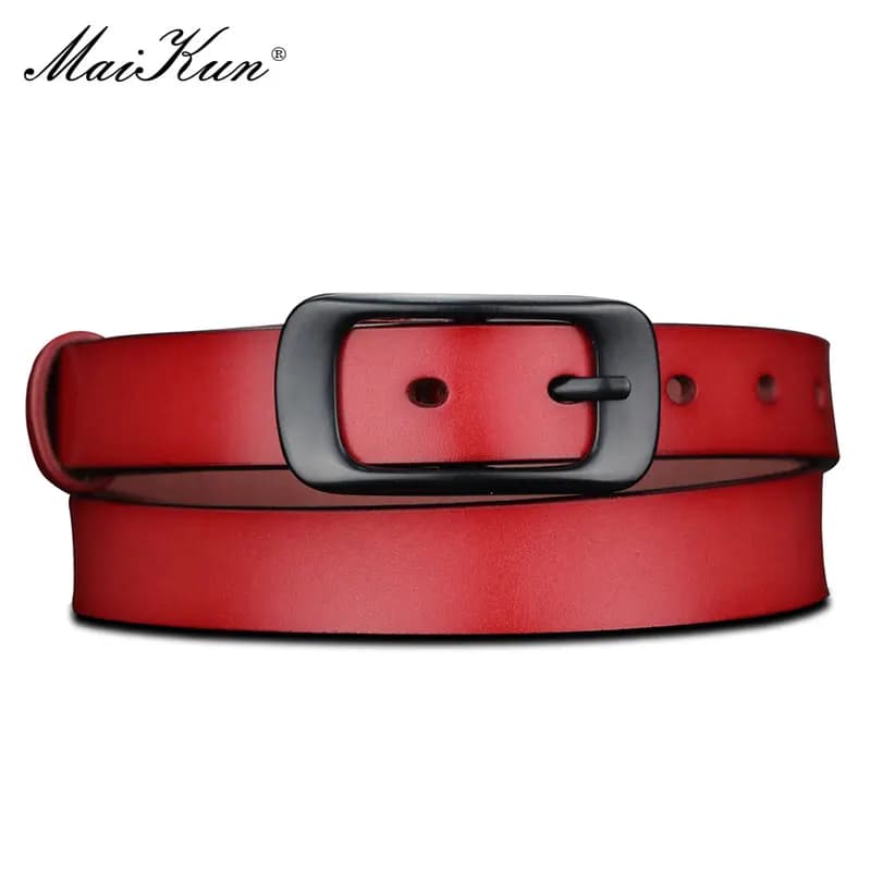 Maikun Belts for Women Belt Genuine Leather Belt Female Waistband for Jeans Dresses Pants