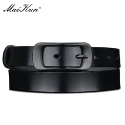 Maikun Belts for Women Belt Genuine Leather Belt Female Waistband for Jeans Dresses Pants