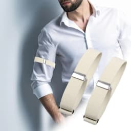 1Pair Shirt Sleeve Garters Holders Men Women Elastic Armband Adjustable Arm Cuff Bands for Party Clothing Accessories