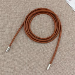New Round Leather Rope Thin Belt Women Fashion Decorative Knotted Waist Rope Simple Self-Tie Skirt Coat Waist Belts Strap