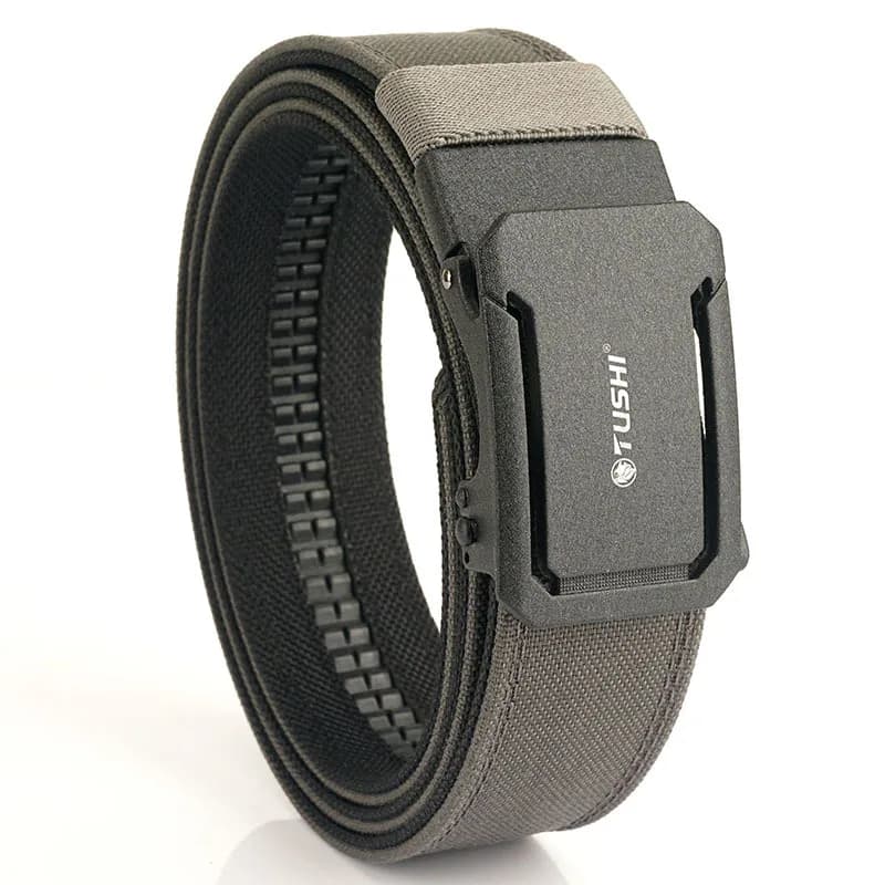 1.5" Tactical Belt Metal Buckle Adjustable Sturdy Ratchet Nylon Belts IPSC USPSA IDPA Belt Rigid Heavy Duty Gear