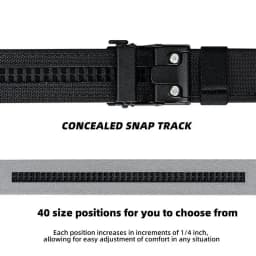 1.5" Tactical Belt Metal Buckle Adjustable Sturdy Ratchet Nylon Belts IPSC USPSA IDPA Belt Rigid Heavy Duty Gear