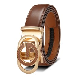 Men's Leather Belts Fashion Automatic Buckle PU Male Belts Luxury Business Designer Black Brown 115 125 135cm