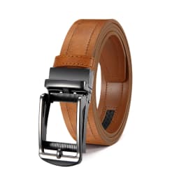 Men's Leather Belts Fashion Automatic Buckle PU Male Belts Luxury Business Designer Black Brown 115 125 135cm