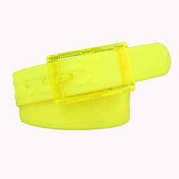 3.5x116cm No Metal Plastic Buckle Belt for Women Candy Color Unisex Silicone Belts Male/Female Jeans Leather Strap Accessories