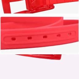 3.5x116cm No Metal Plastic Buckle Belt for Women Candy Color Unisex Silicone Belts Male/Female Jeans Leather Strap Accessories