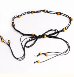 New Female Waistband Belts Thin Belt Simple Decoration Tie with Dress Long Waist Rope Knotted Vintage Dresses String Waist Chain