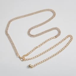 Shiny Rhinestone Women Waist Chain Belt Elegant Long Thin Adjustable Metal Chain For Lady Female Dress Coat Decorative Waistband