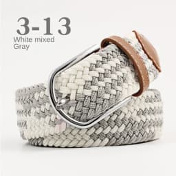 New Unisex Men's Belt Casual Woven Elastic Belt Outdoor Sports Canvas Belt Climbing Work Belt Jeans Suit Pants Belts for Women