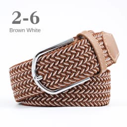New Unisex Men's Belt Casual Woven Elastic Belt Outdoor Sports Canvas Belt Climbing Work Belt Jeans Suit Pants Belts for Women