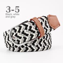 New Unisex Men's Belt Casual Woven Elastic Belt Outdoor Sports Canvas Belt Climbing Work Belt Jeans Suit Pants Belts for Women