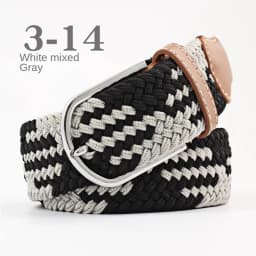 New Unisex Men's Belt Casual Woven Elastic Belt Outdoor Sports Canvas Belt Climbing Work Belt Jeans Suit Pants Belts for Women