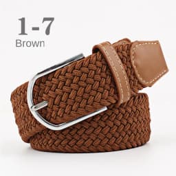 New Unisex Men's Belt Casual Woven Elastic Belt Outdoor Sports Canvas Belt Climbing Work Belt Jeans Suit Pants Belts for Women