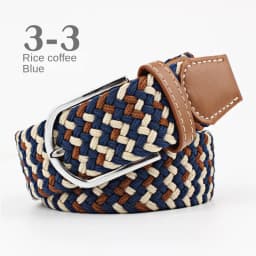 New Unisex Men's Belt Casual Woven Elastic Belt Outdoor Sports Canvas Belt Climbing Work Belt Jeans Suit Pants Belts for Women