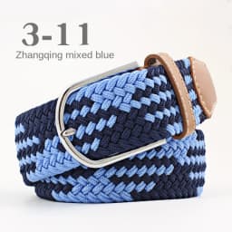 New Unisex Men's Belt Casual Woven Elastic Belt Outdoor Sports Canvas Belt Climbing Work Belt Jeans Suit Pants Belts for Women