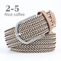 New Unisex Men's Belt Casual Woven Elastic Belt Outdoor Sports Canvas Belt Climbing Work Belt Jeans Suit Pants Belts for Women