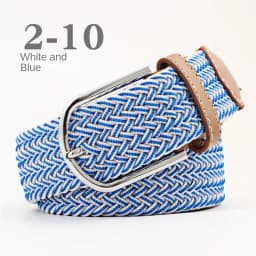 New Unisex Men's Belt Casual Woven Elastic Belt Outdoor Sports Canvas Belt Climbing Work Belt Jeans Suit Pants Belts for Women
