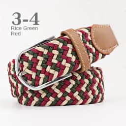 New Unisex Men's Belt Casual Woven Elastic Belt Outdoor Sports Canvas Belt Climbing Work Belt Jeans Suit Pants Belts for Women