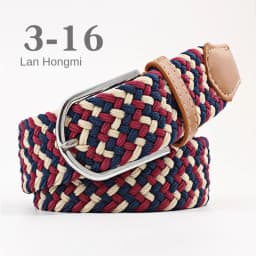New Unisex Men's Belt Casual Woven Elastic Belt Outdoor Sports Canvas Belt Climbing Work Belt Jeans Suit Pants Belts for Women