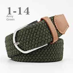 New Unisex Men's Belt Casual Woven Elastic Belt Outdoor Sports Canvas Belt Climbing Work Belt Jeans Suit Pants Belts for Women