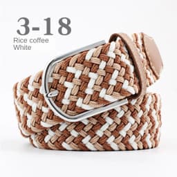 New Unisex Men's Belt Casual Woven Elastic Belt Outdoor Sports Canvas Belt Climbing Work Belt Jeans Suit Pants Belts for Women