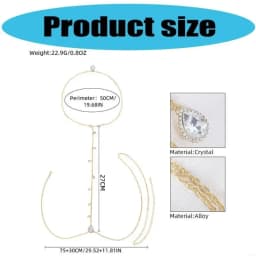 Women Waist Chain Belly Chain Belt Necklace Belly Dance Belly Chain for Dress
