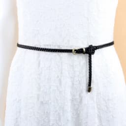 Leather Braided Thin Belt For Woman Dress Shirt Decorative Girdles Strap Fashion Pin Buckle Female Waistband Ladies Waist Rope