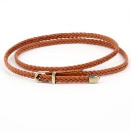 Leather Braided Thin Belt For Woman Dress Shirt Decorative Girdles Strap Fashion Pin Buckle Female Waistband Ladies Waist Rope