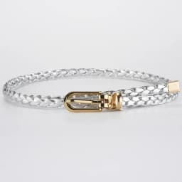 0.8x110cm Women Thin Skinny Belt Vintage Female Ladies Dress Pin Buckle Waistband Weave Waist Band Braided Belt