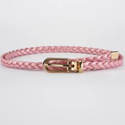 0.8x110cm Women Thin Skinny Belt Vintage Female Ladies Dress Pin Buckle Waistband Weave Waist Band Braided Belt
