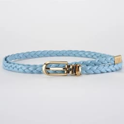0.8x110cm Women Thin Skinny Belt Vintage Female Ladies Dress Pin Buckle Waistband Weave Waist Band Braided Belt