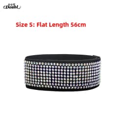 Afashion Women's Latin Dance Skirt Belt Dress Modern Dance Accessory with Diamond Modern Dance Waist Seal Dance Jewelry