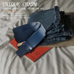Men's High-quality Buckle Jeans Cowhide Casual Belt Business Denim Belt Men's Fashion Designer 2025 New Style