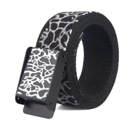 3.8cm Unisex Fashionable Adjustable Casual Polyester Canvas Belt 43 Inch Denim Waist Belt
