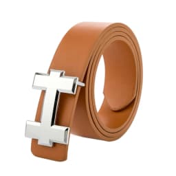 Fashion Casual Gold Letter Button Top Men's Women's Belts for Daily Wear Jeans Designer Belts for Comfortable Gift To Boyfriend