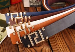 Fashion Casual Gold Letter Button Top Men's Women's Belts for Daily Wear Jeans Designer Belts for Comfortable Gift To Boyfriend