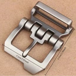 2026 Men's Genuine Leather Pin Belt Buckle Head Fashion Alloy Belt Buckle 4.0cm Pin Belt Buckle for Male Jeans Pants Waistband
